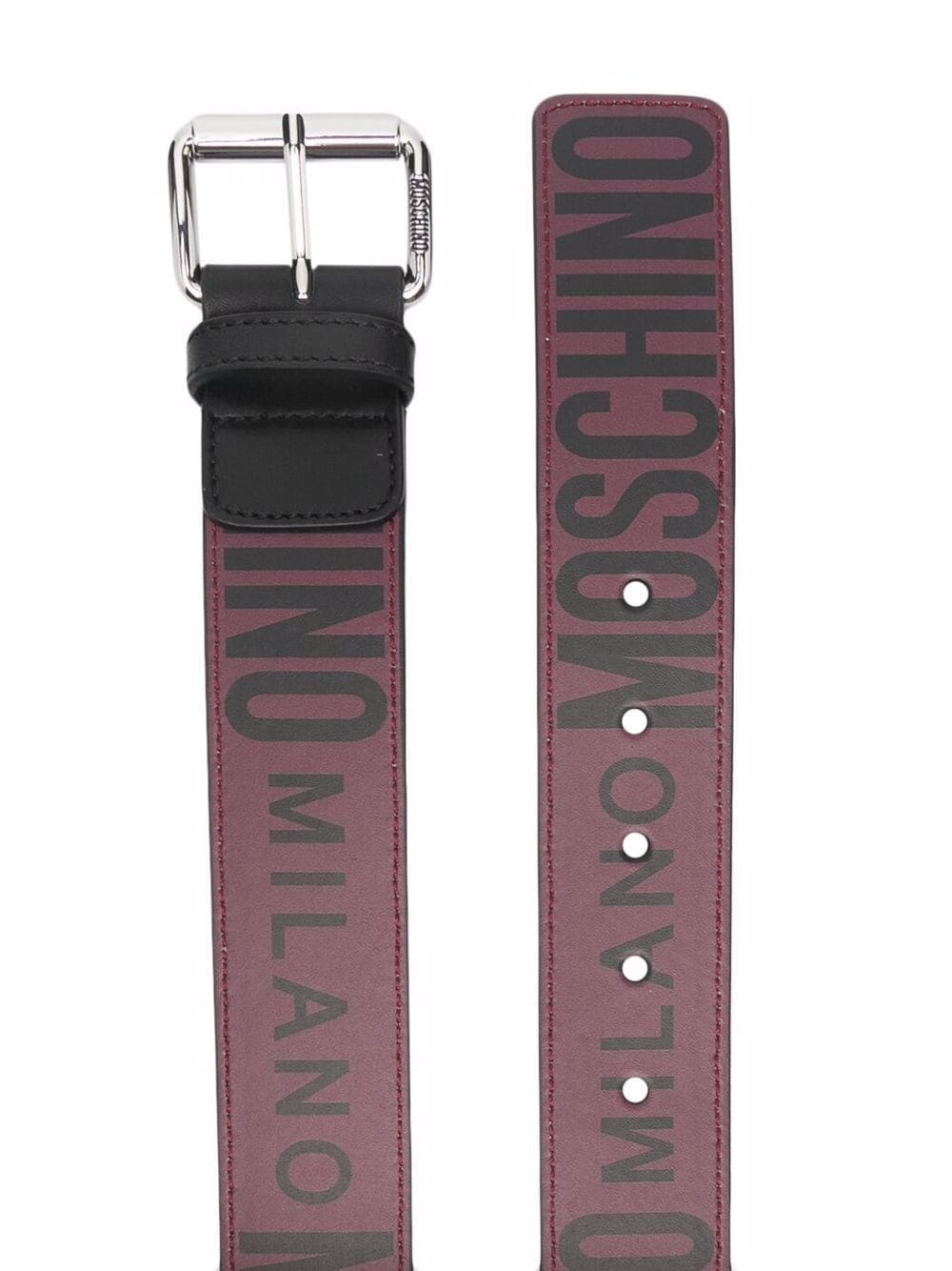 embossed-logo belt - 2