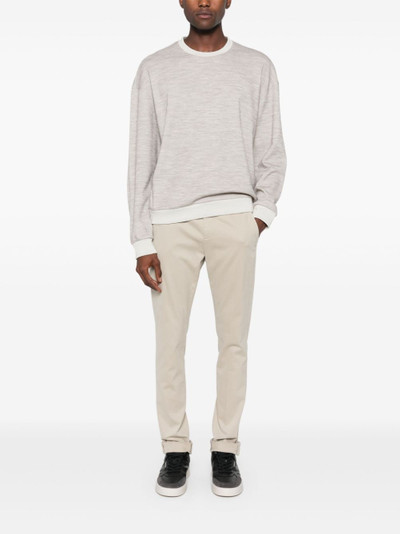 GIORGIO ARMANI virgin wool-blend jumper outlook