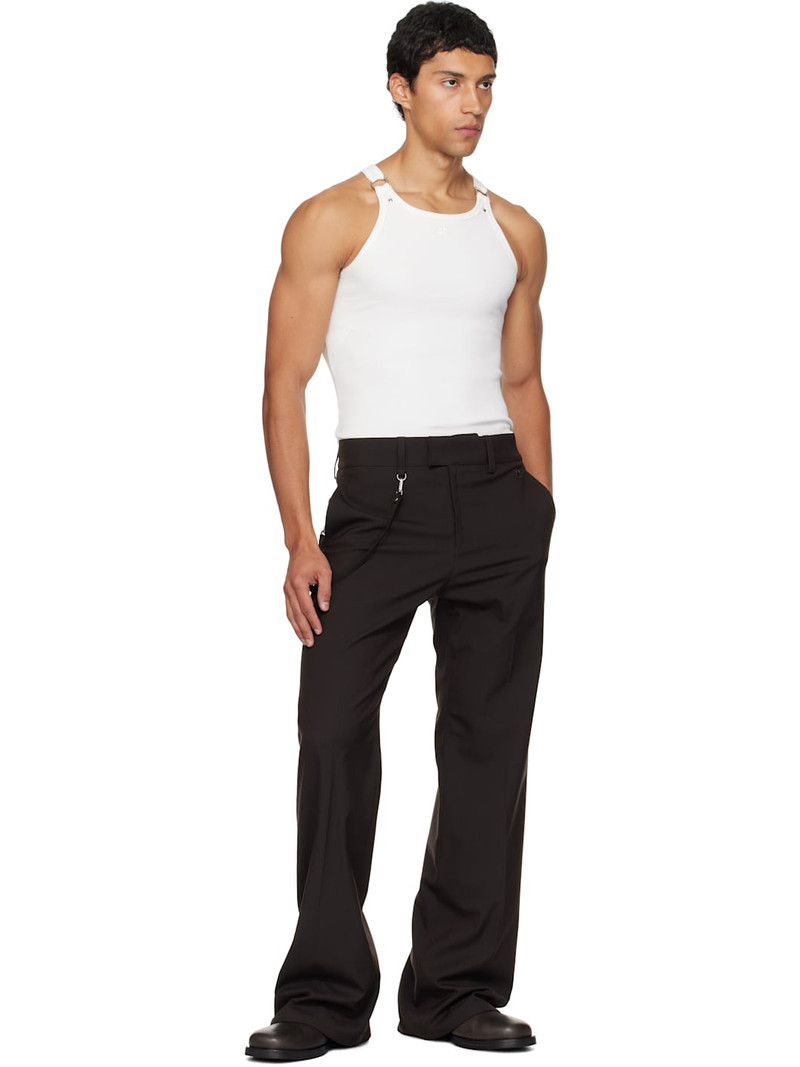 White Buckle 90's Rib Tank Top 5