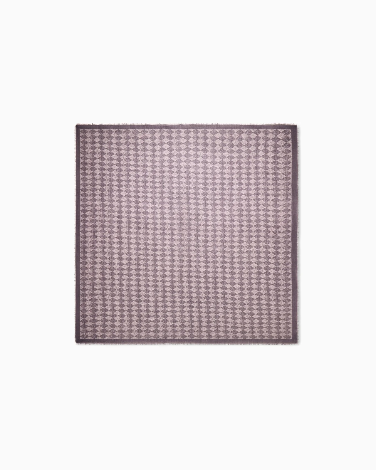 FOULARD PRINTED IN WOOL CASHMERE AND SILK - 1