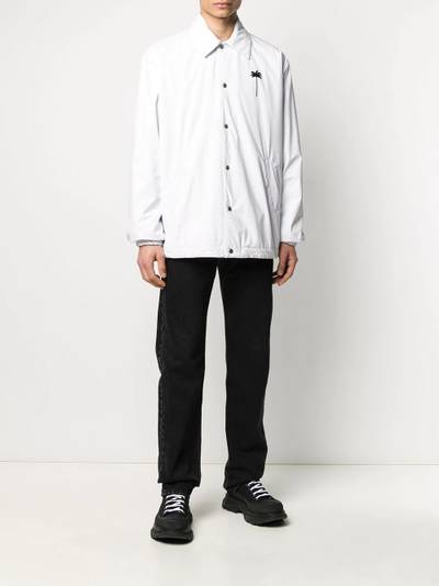 Palm Angels palm print shirt jacket outlook