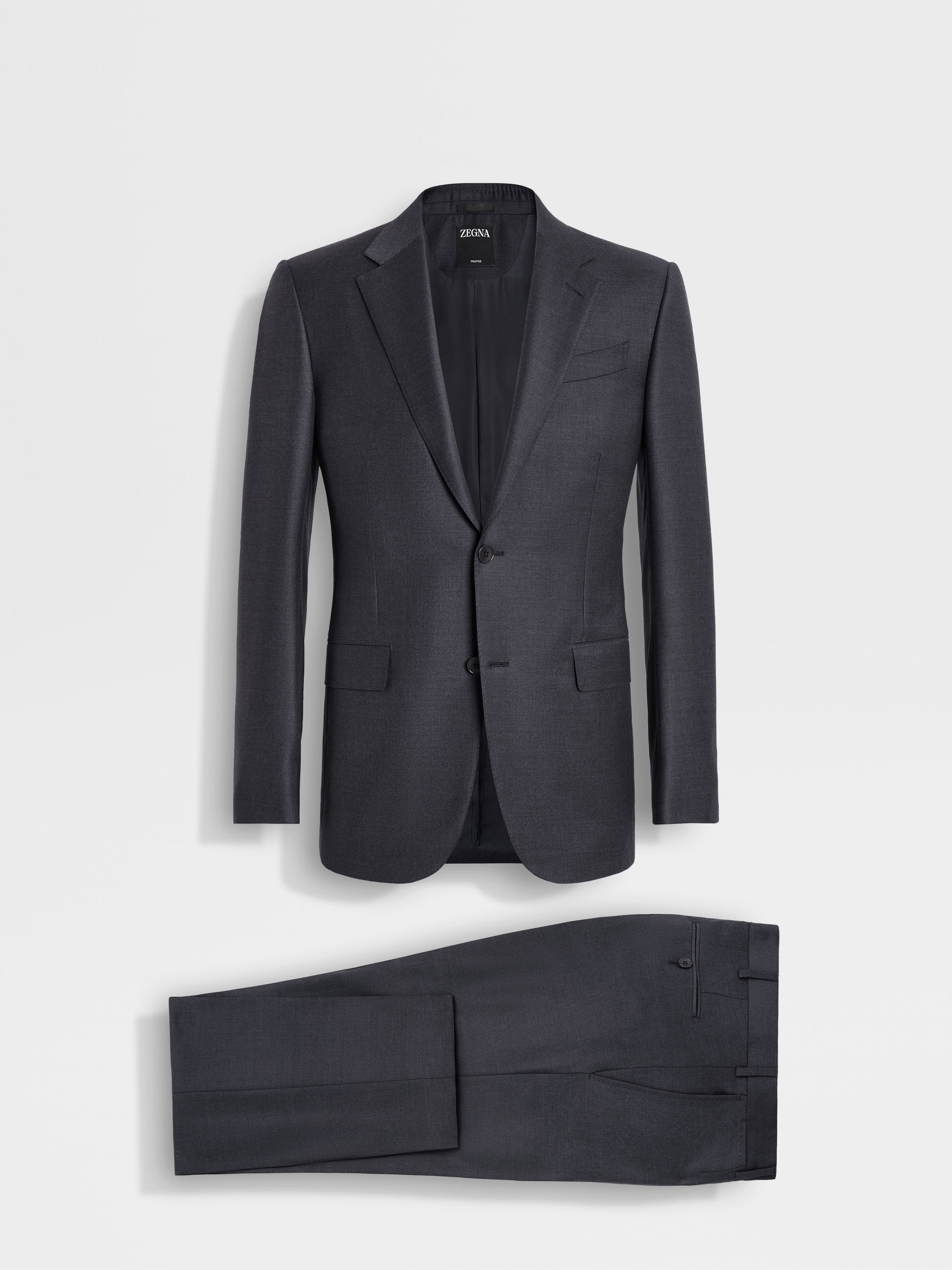 DARK GREY TROFEO™ WOOL SUIT - 1