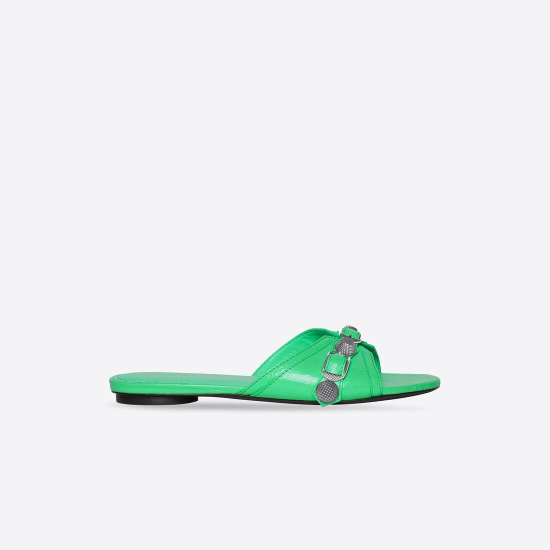 Women's Cagole Sandal in Green - 1