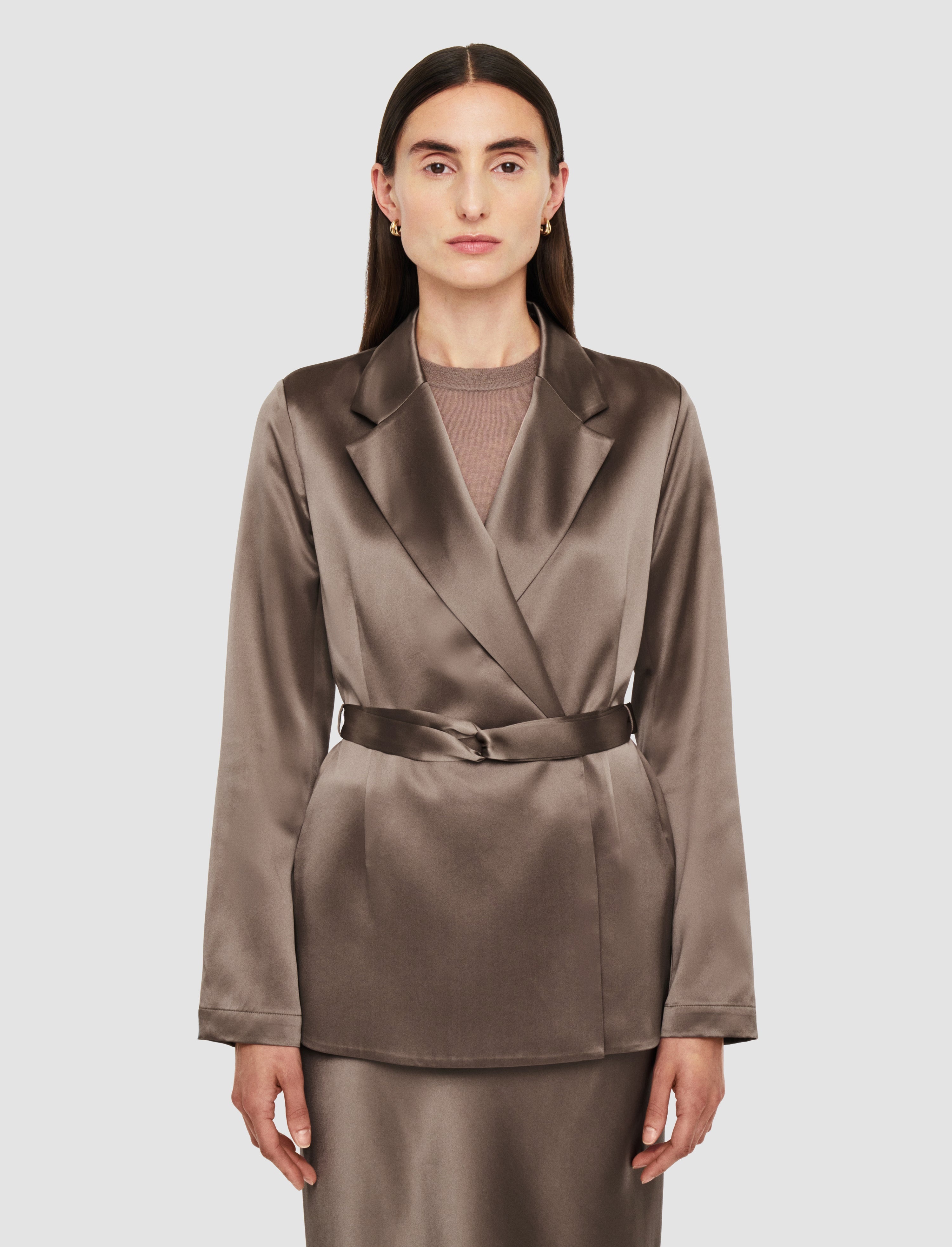 Joubert Silk Satin Jacket - 3