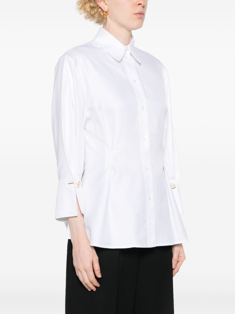 chevron-pattern poplin shirt 3