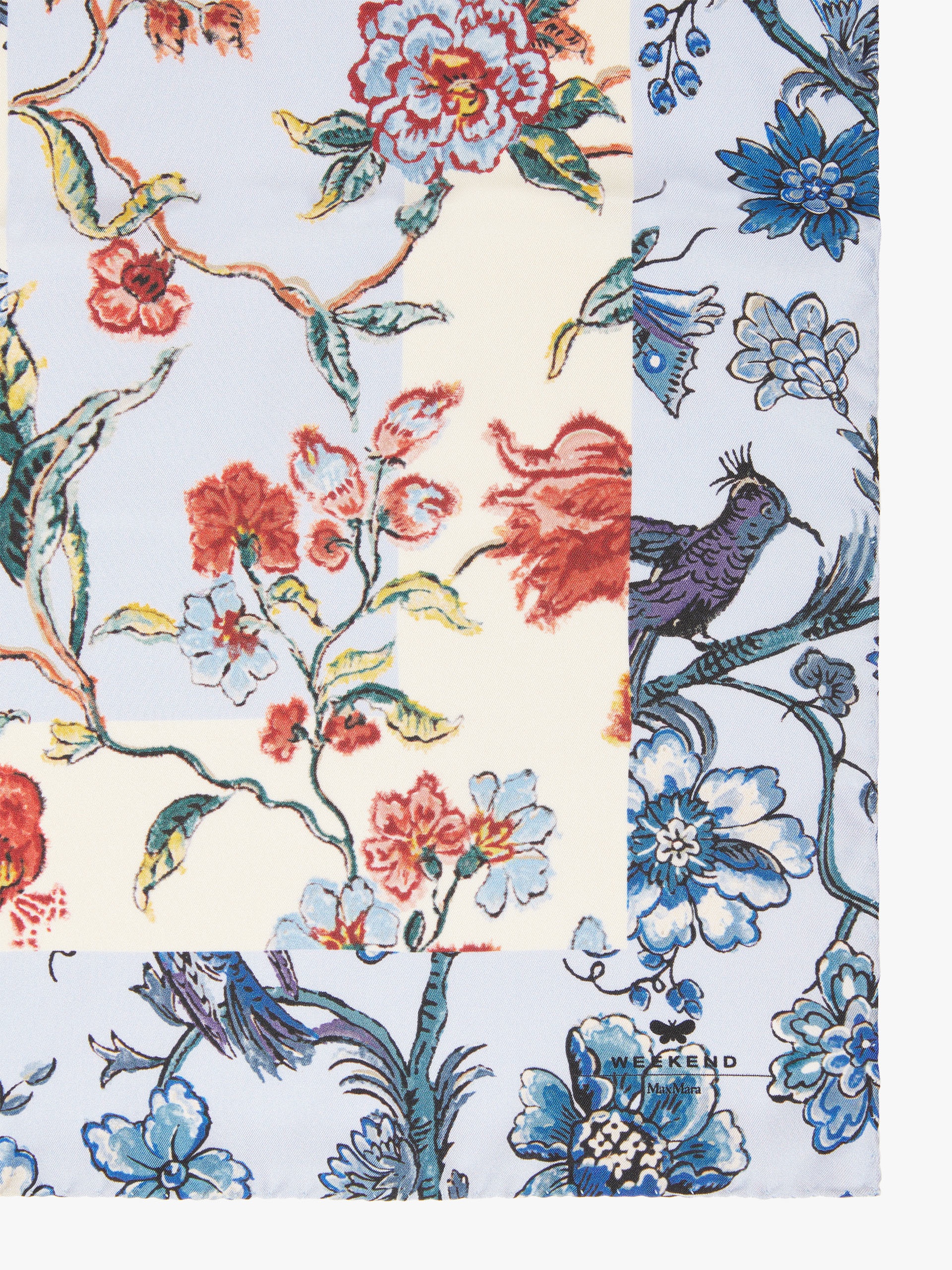 SIAM Printed silk scarf - 2