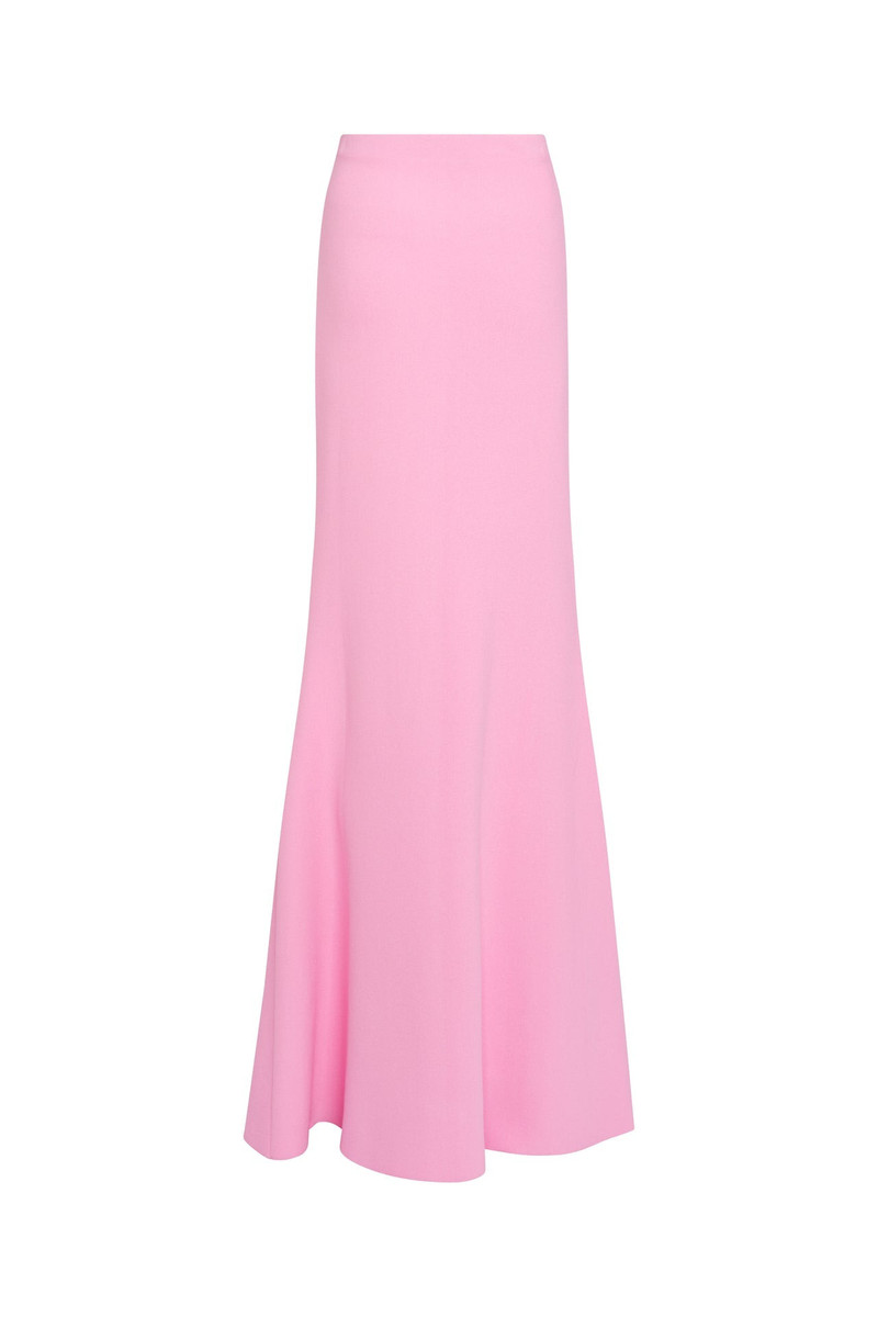 KNITTED FLARED SKIRT WITH CUT OUT PINK 9
