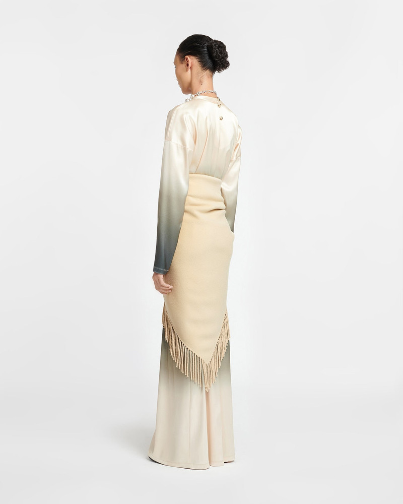 Double Wool And Silk-Blend Scarf 5