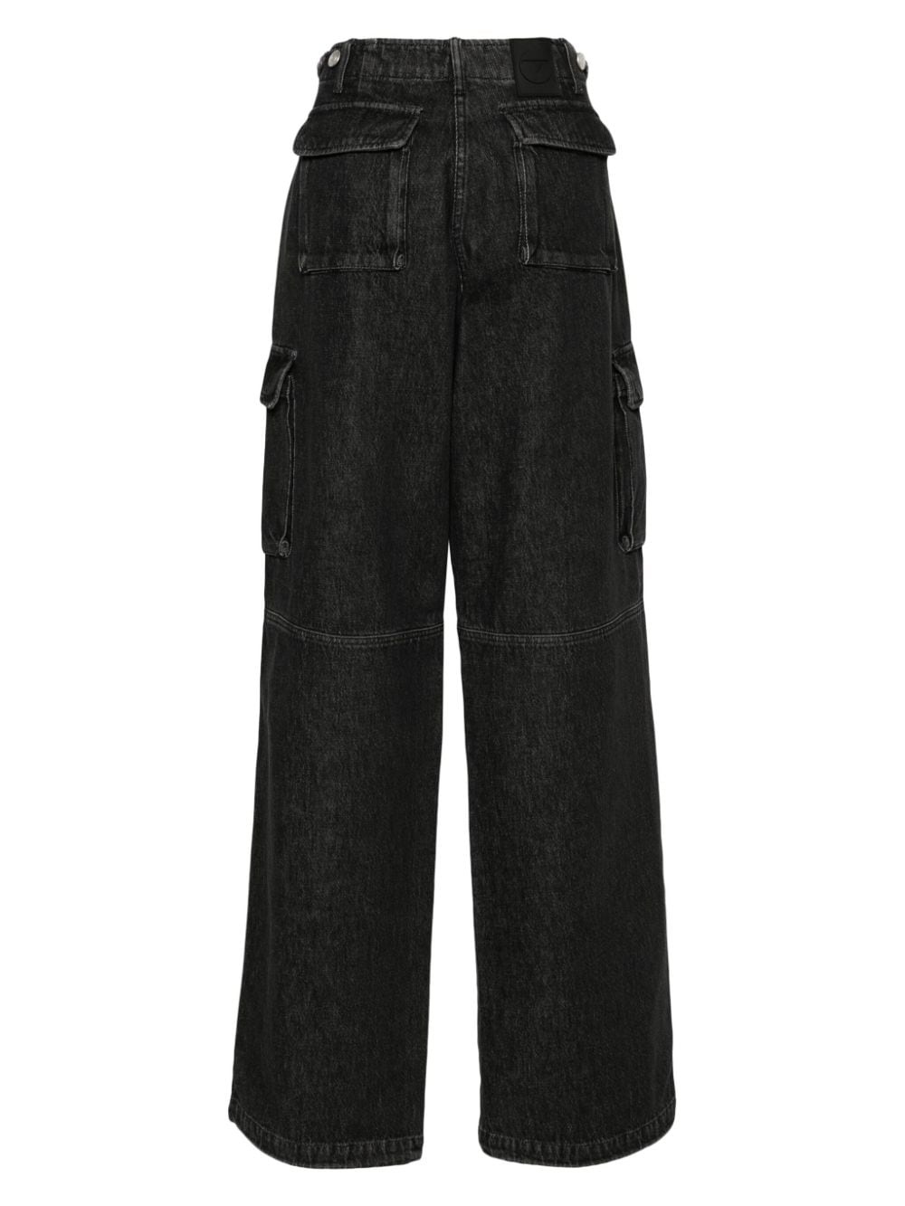 mid-rise wide-leg jeans - 2