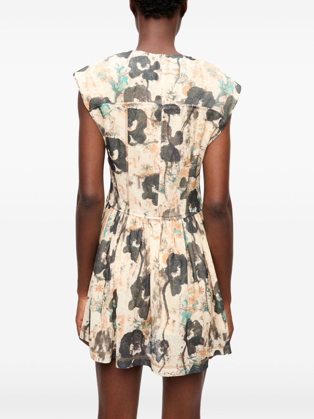 floral-print dress - 4