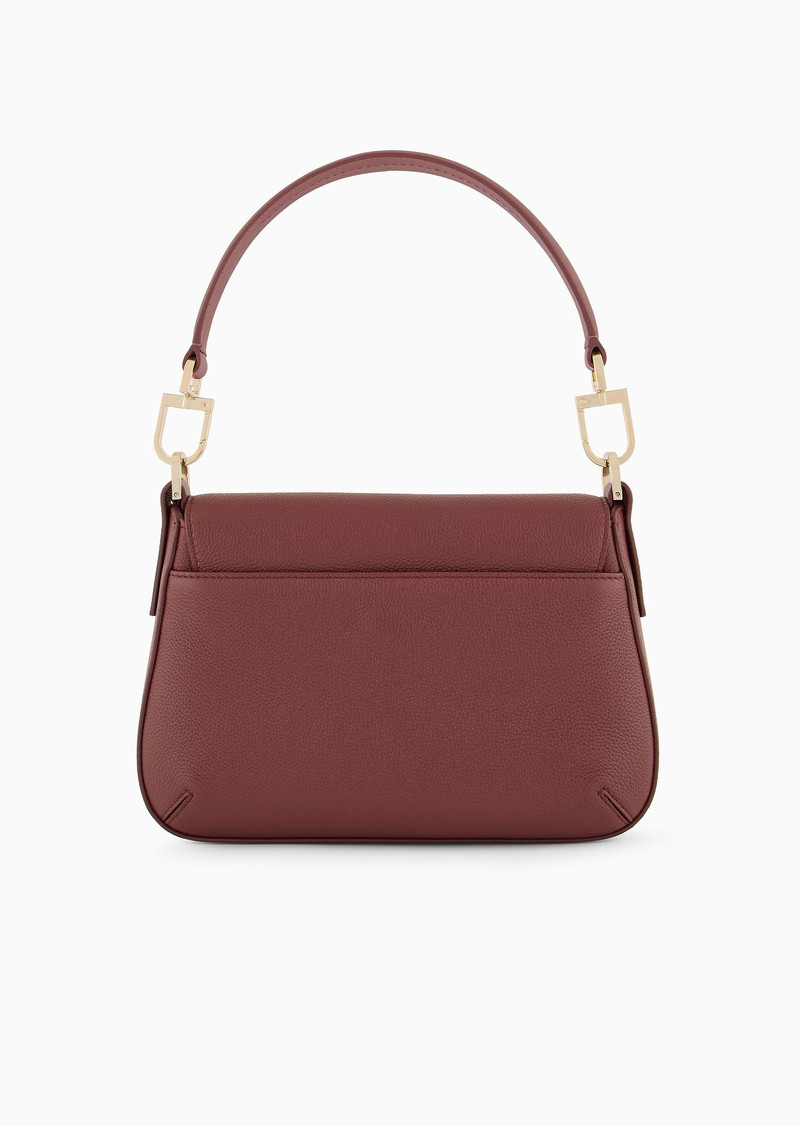 ASV small la Prima Soft pebbled leather handbag 3