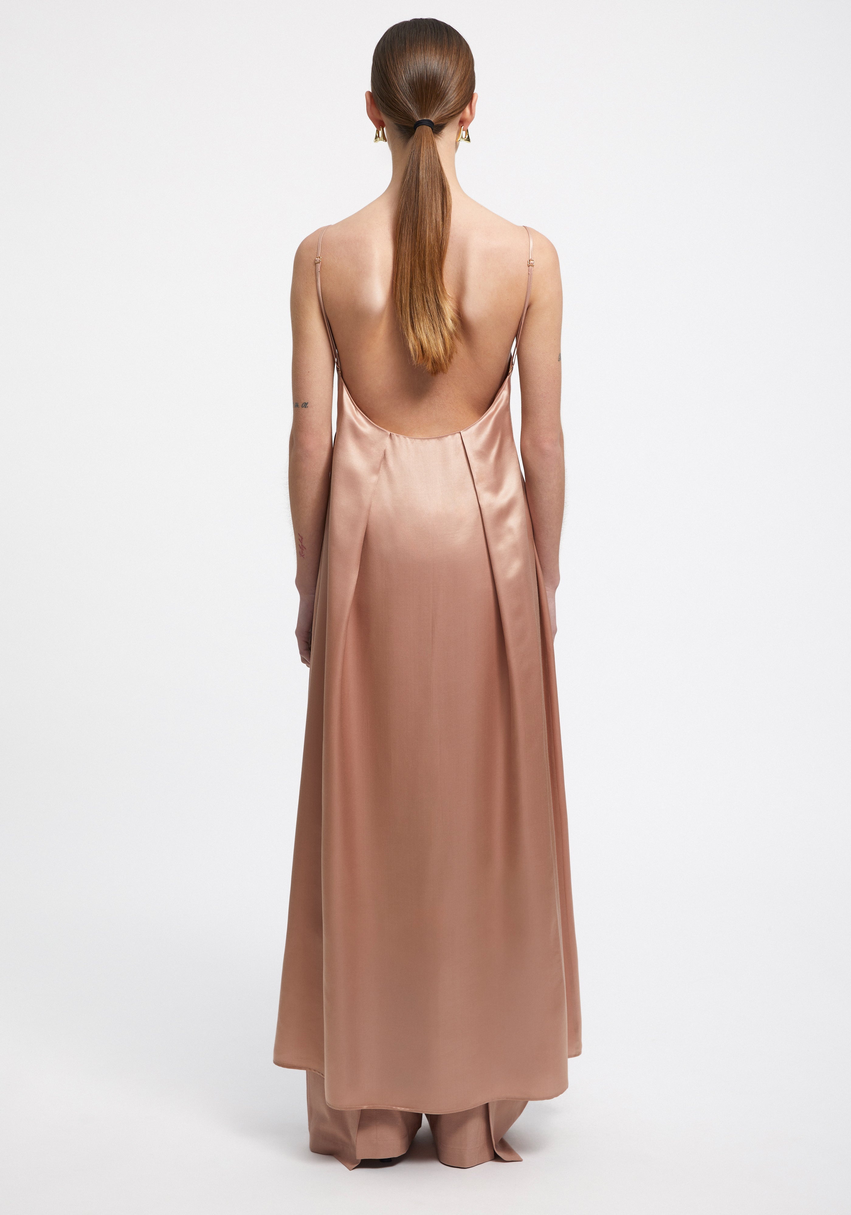 FELICITA
Satin A-line maxi dress - 4