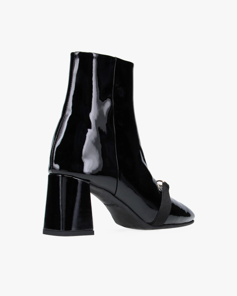 PHOEBE METALLIC BOW ANKLE BOOTS 4