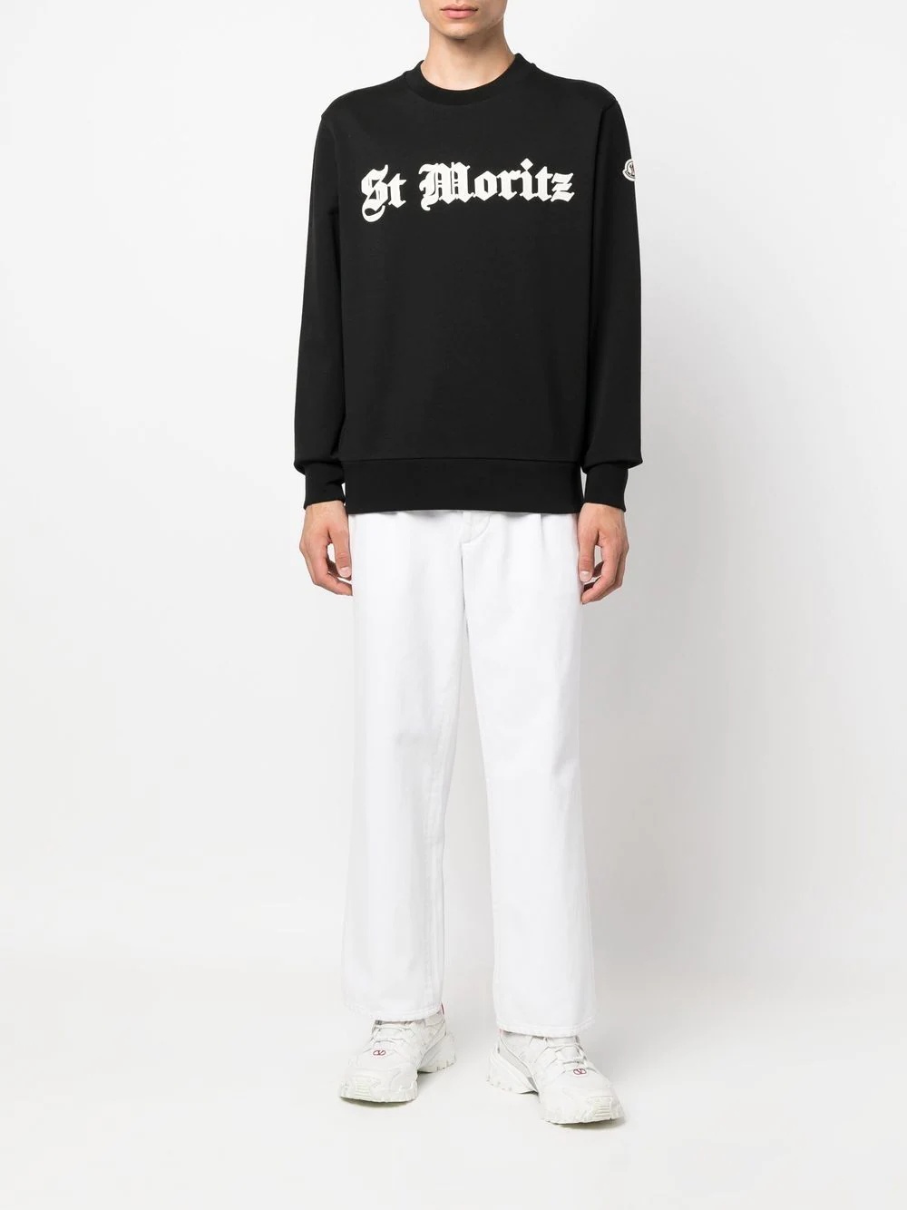 embroidered logo sweatshirt - 2