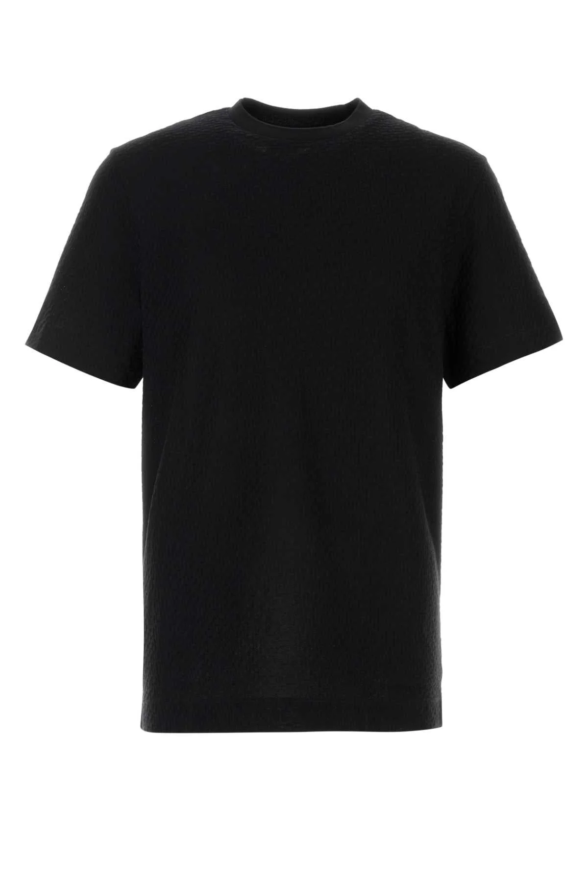 Boss Men Black Cotton T-Shirt - 1