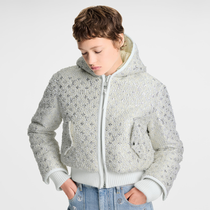 Monogram Tweed Cropped Jacket 4