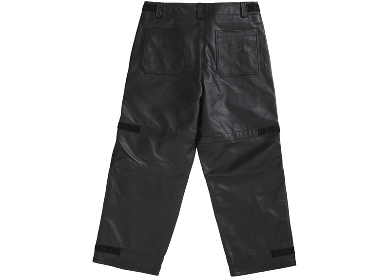 Supreme Supreme Marithé + François Girbaud Shuttle Tape Leather Cargo Pant Black outlook