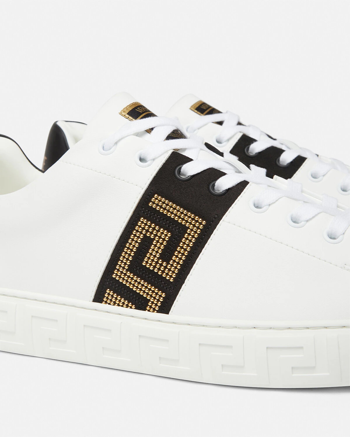 Studded Greca Trainers - 5