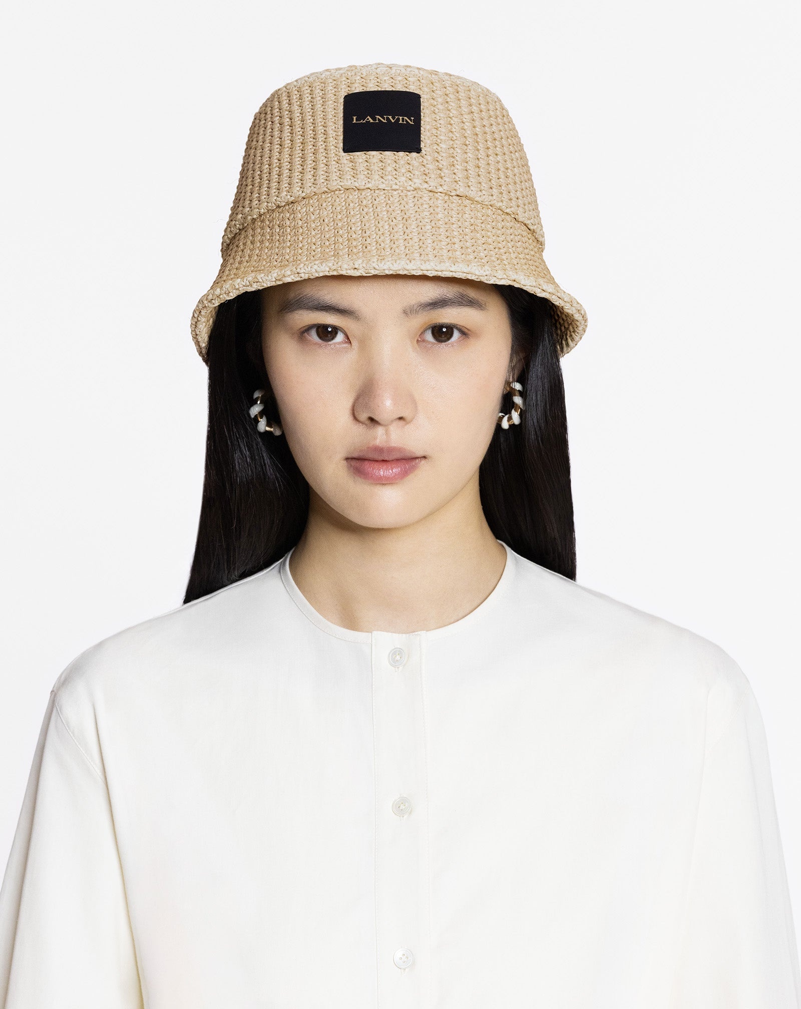 LANVIN ÉTÉ RAFFIA BUCKET HAT - 2