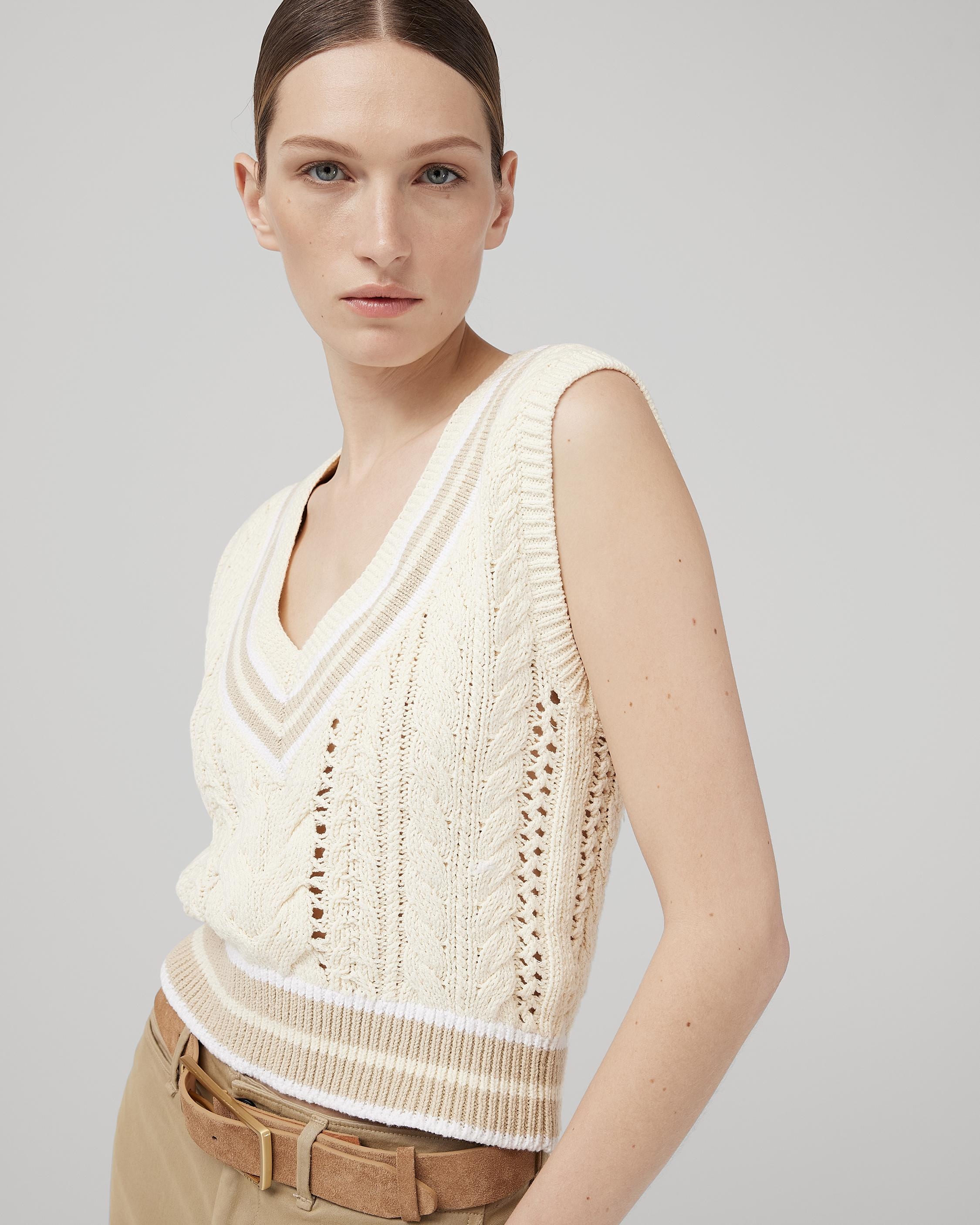 Brandi Cotton Vest
Slim Fit Top - 3