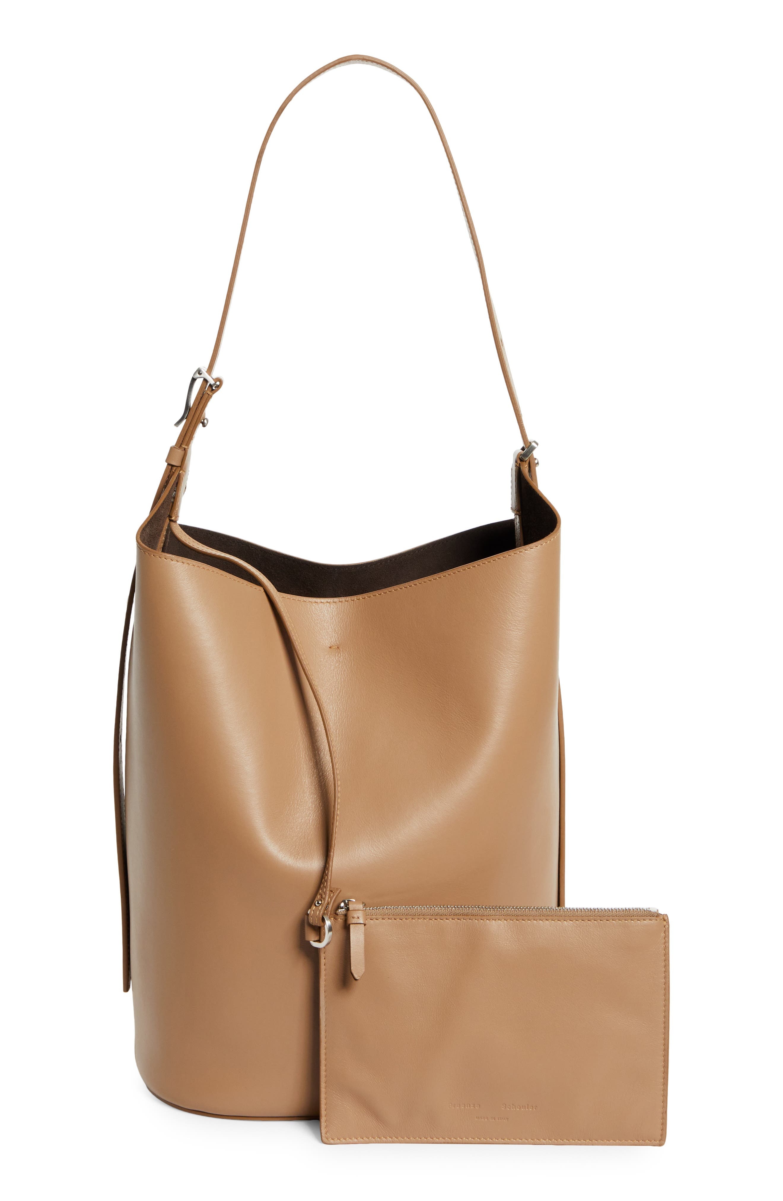 Proenza Schouler Brant Leather Bucket Bag in Cumin at Nordstrom - 4