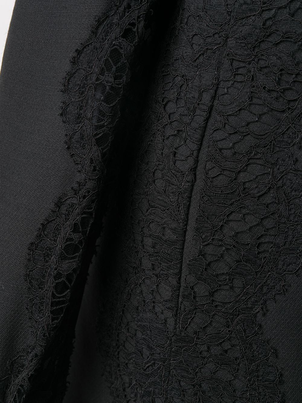 lace-detail long-sleeve shift dress - 5