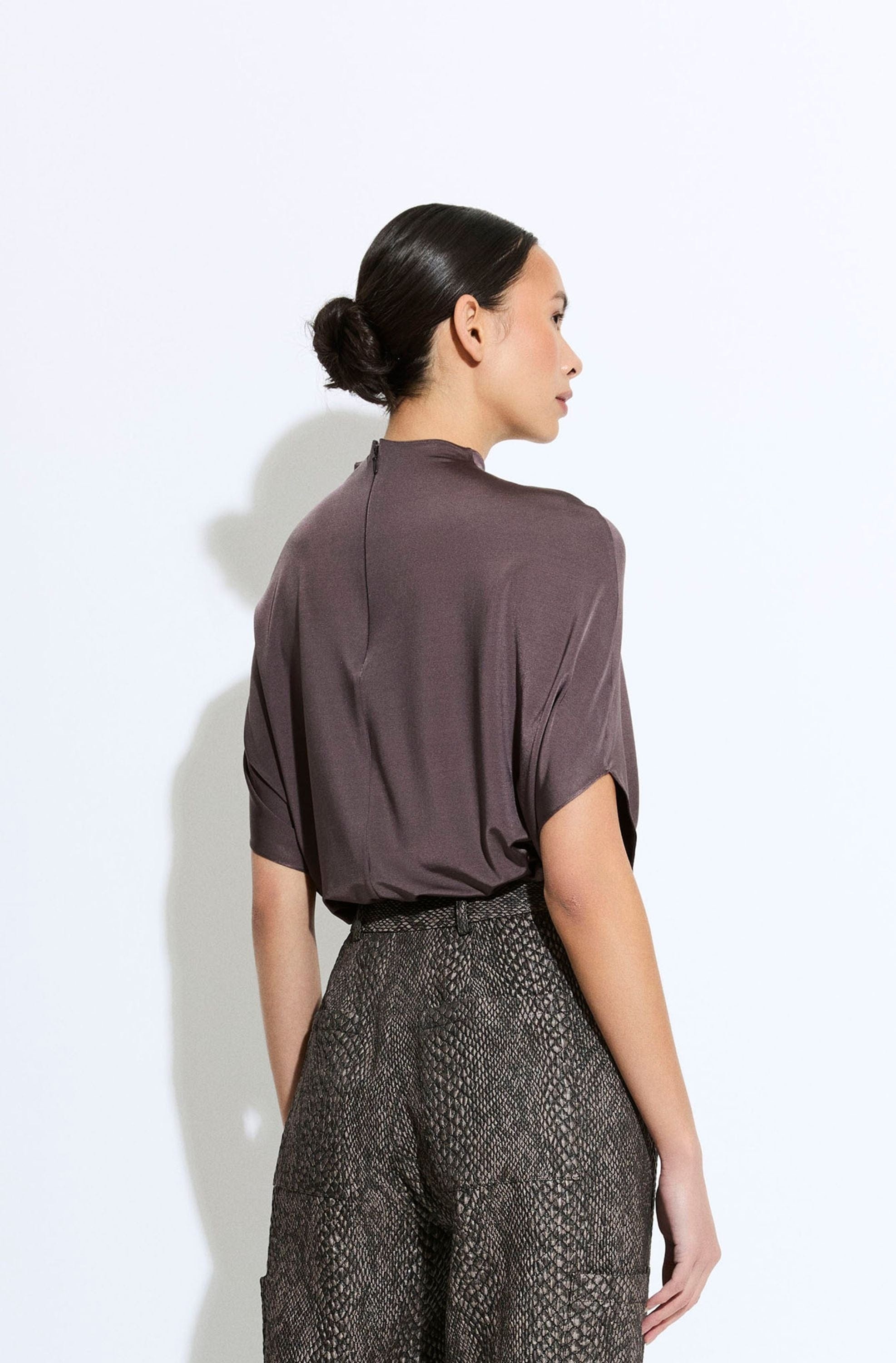 Lightweight Jersey Cape Tee - 4