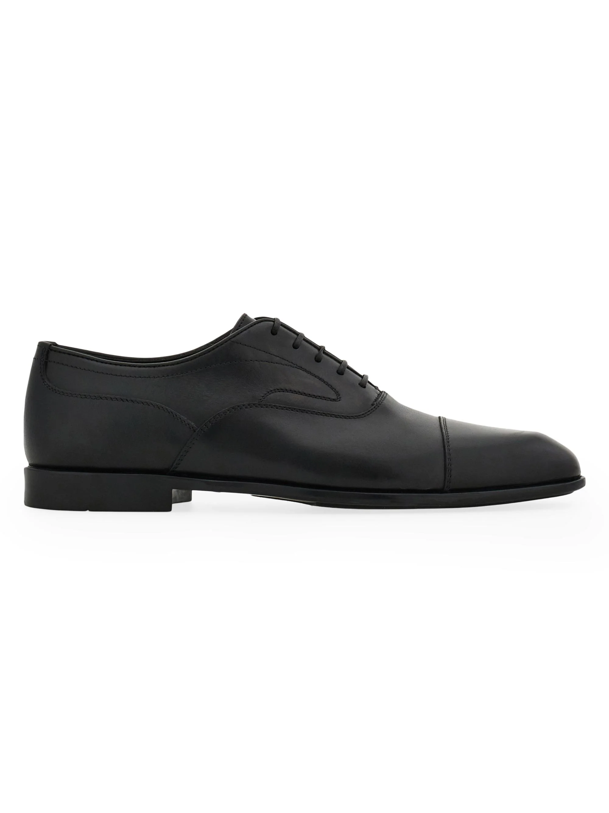 Men's Trinity Leather Oxfords - Nero - 1
