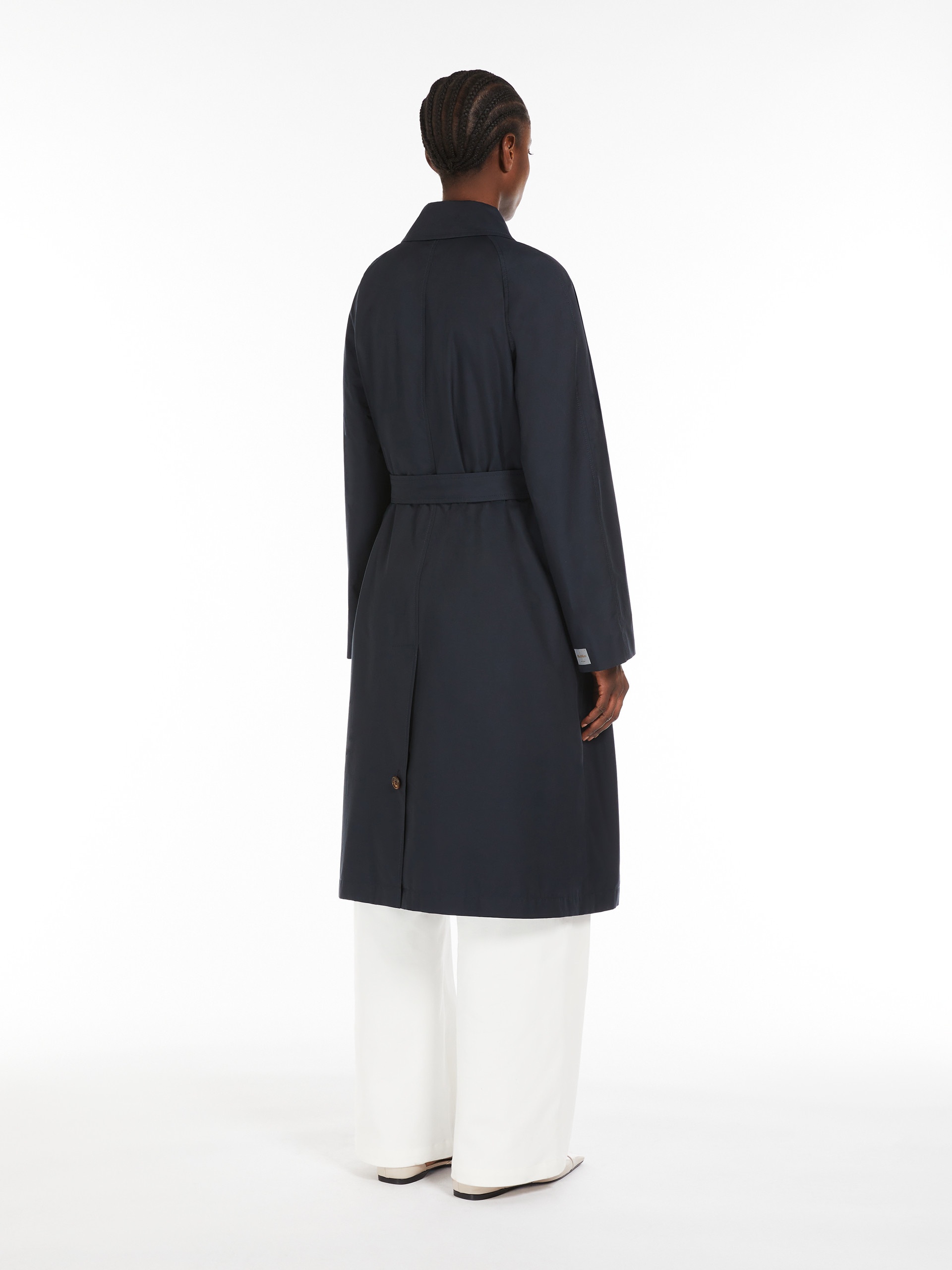 ORLEANS Single-breasted water-repellent twill trench coat - 4