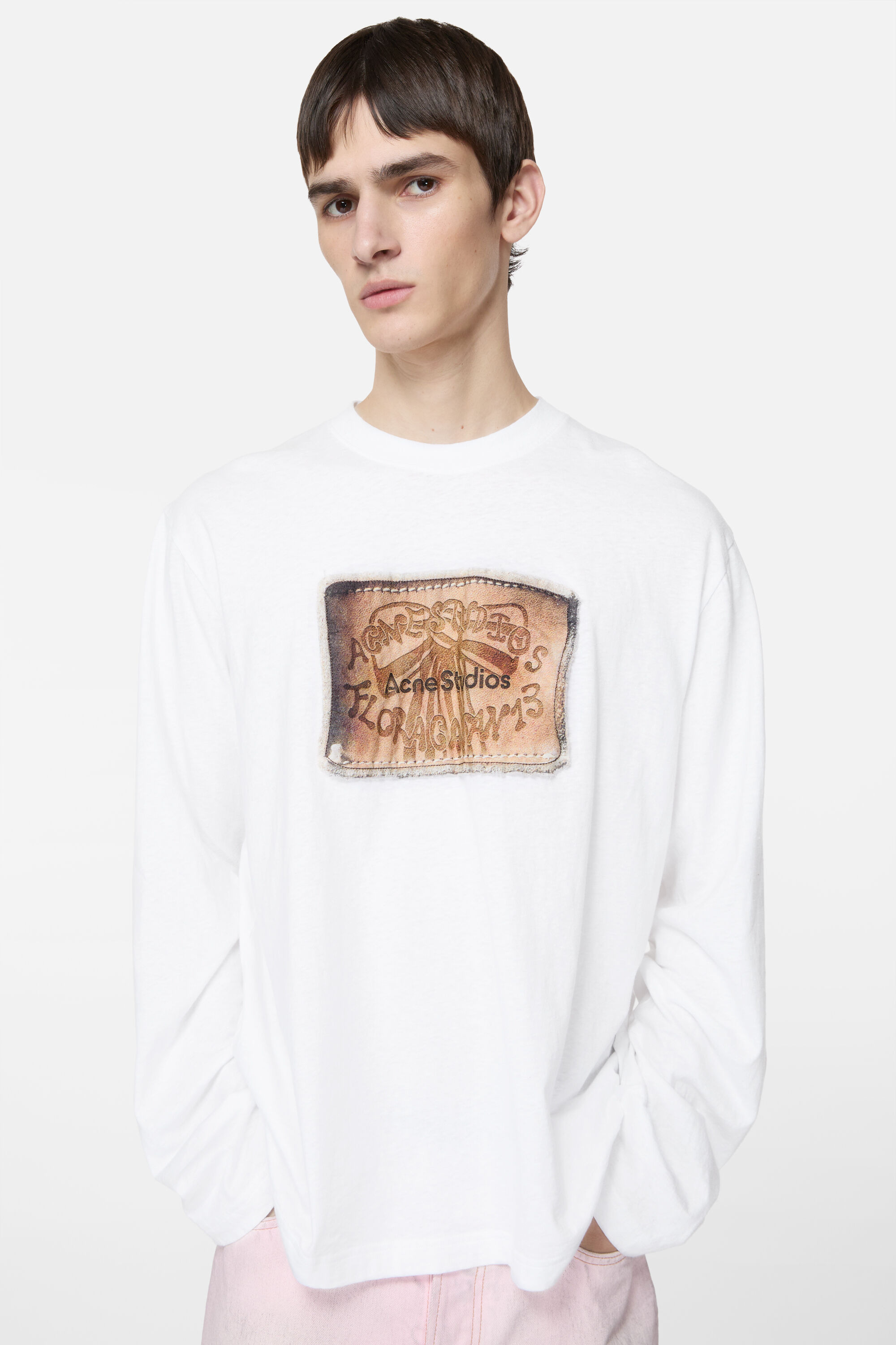 Print long-sleeve t-shirt - White - 4
