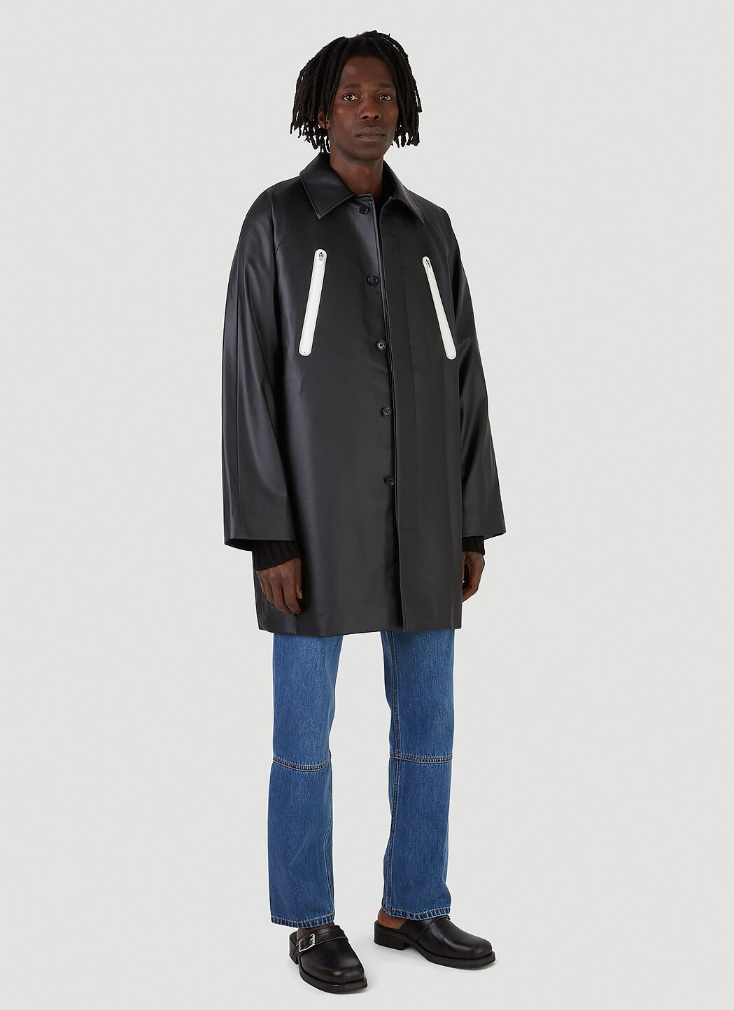 Raglan Zipped Coat - 2