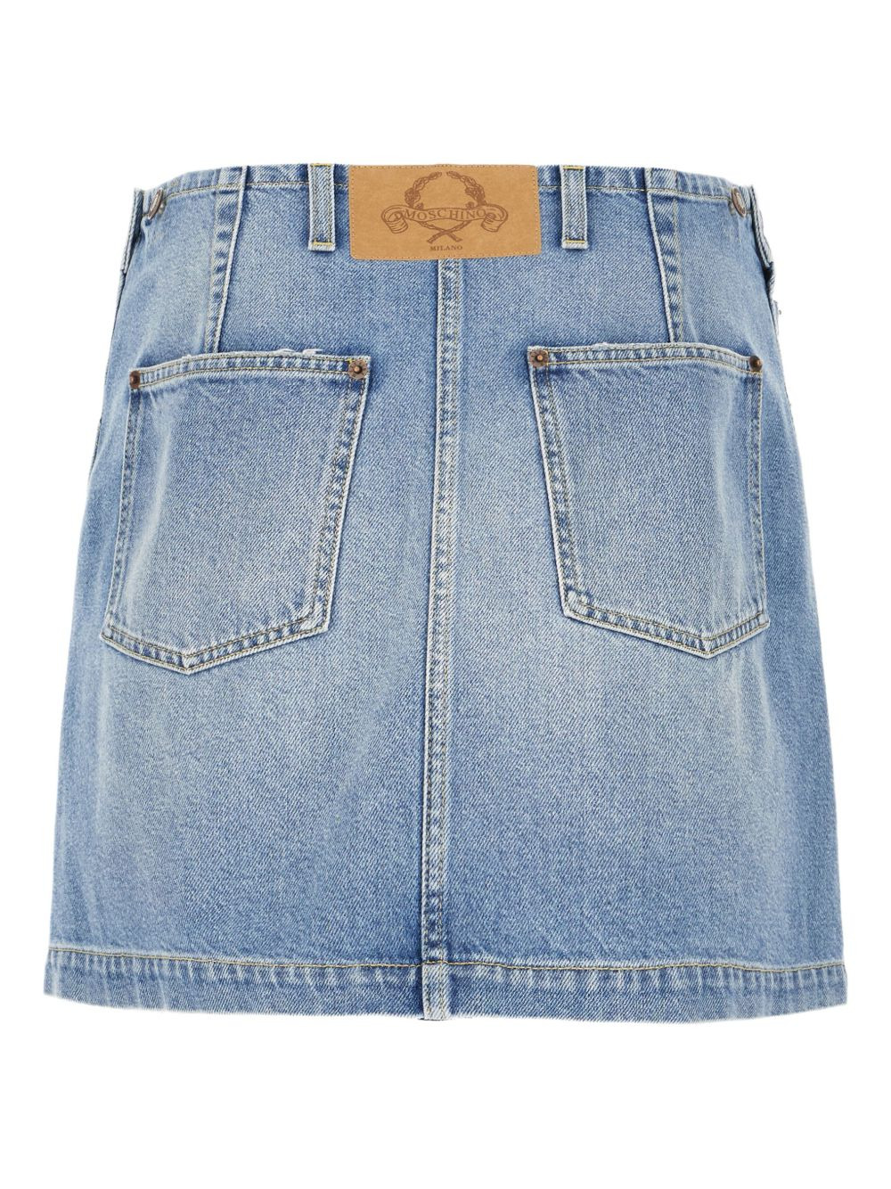 pocket denim skirt - 2