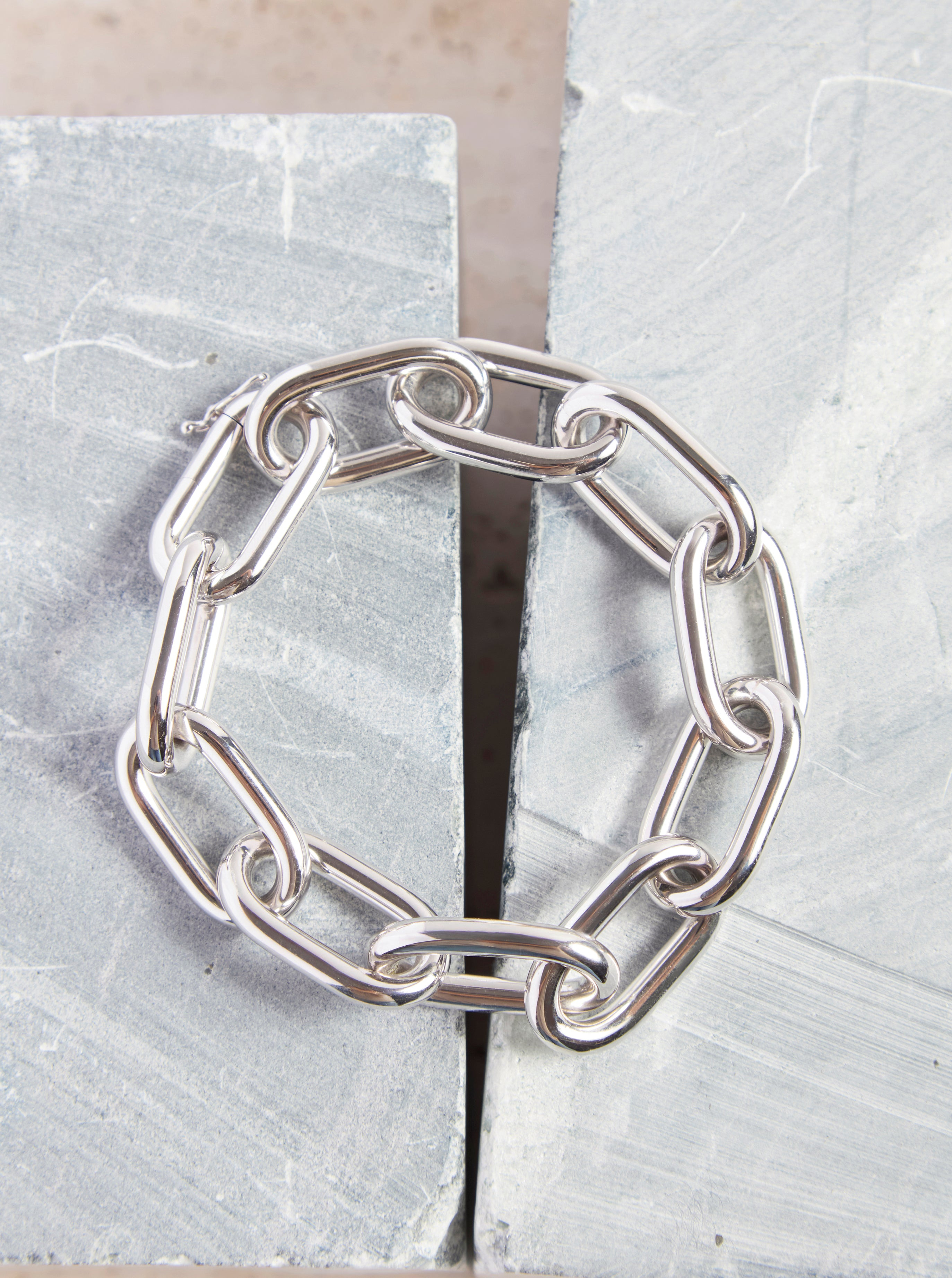 Chain Bracelet in White Gold 18K - 5