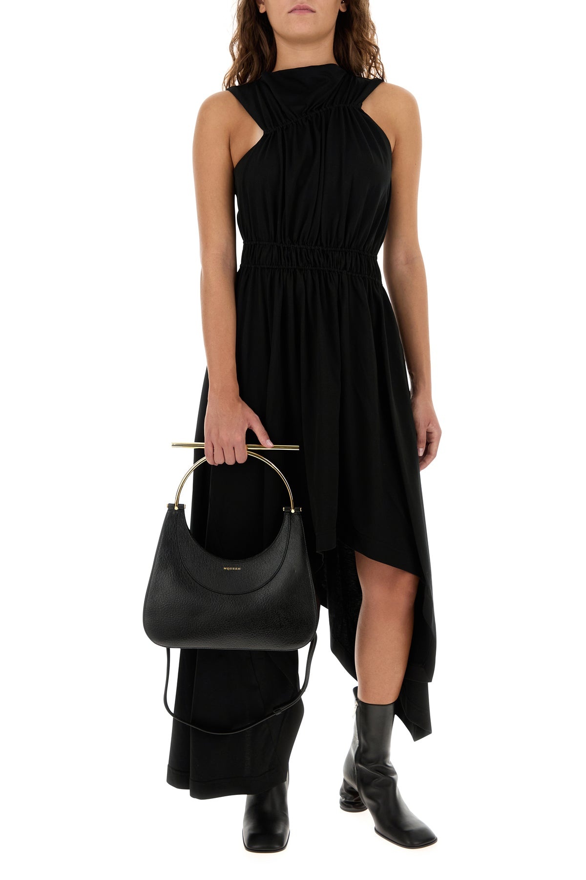 Black jersey dress - 6