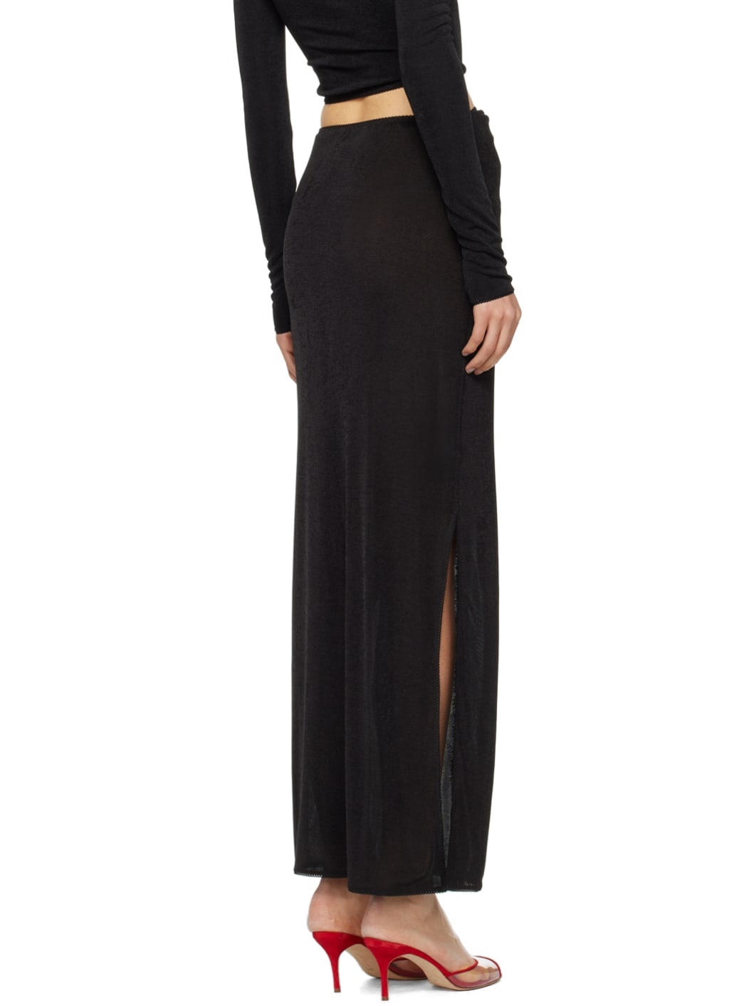 Black Kerry Maxi Skirt - 3