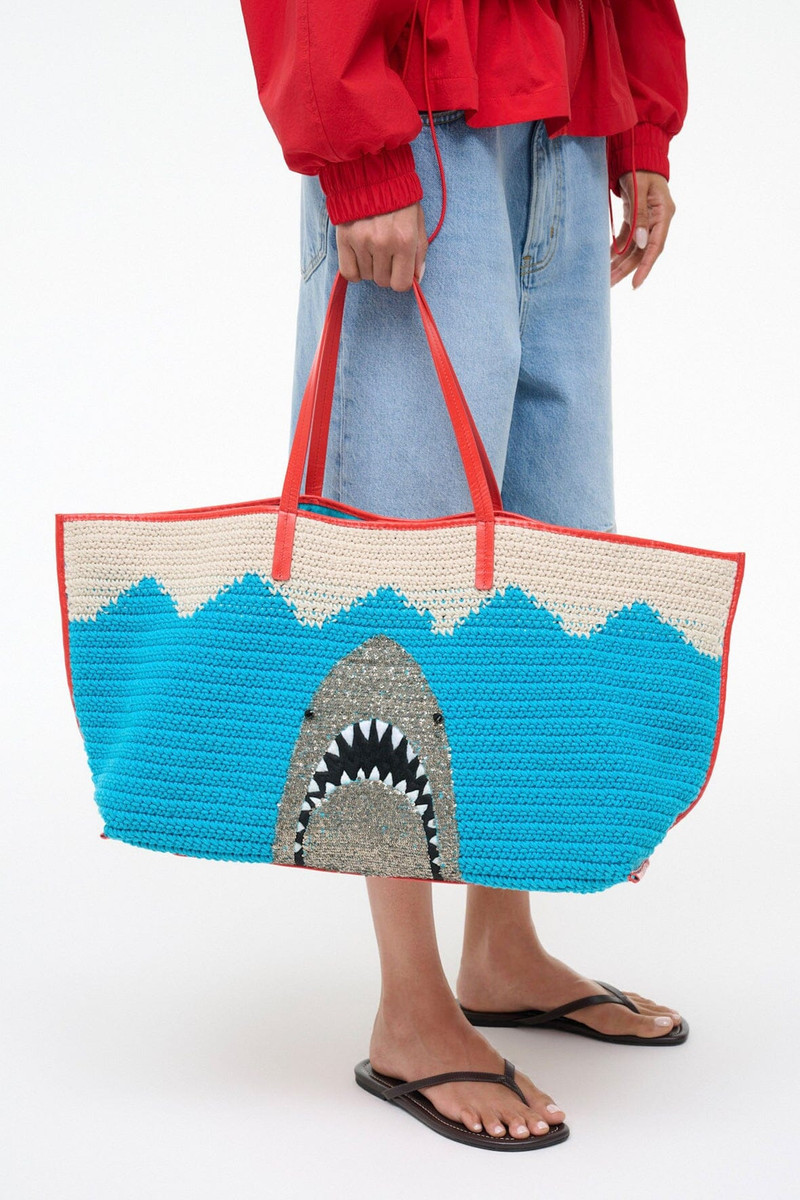 STAUD CHRISTOS LARGE TOTE GREAT WHITE 4