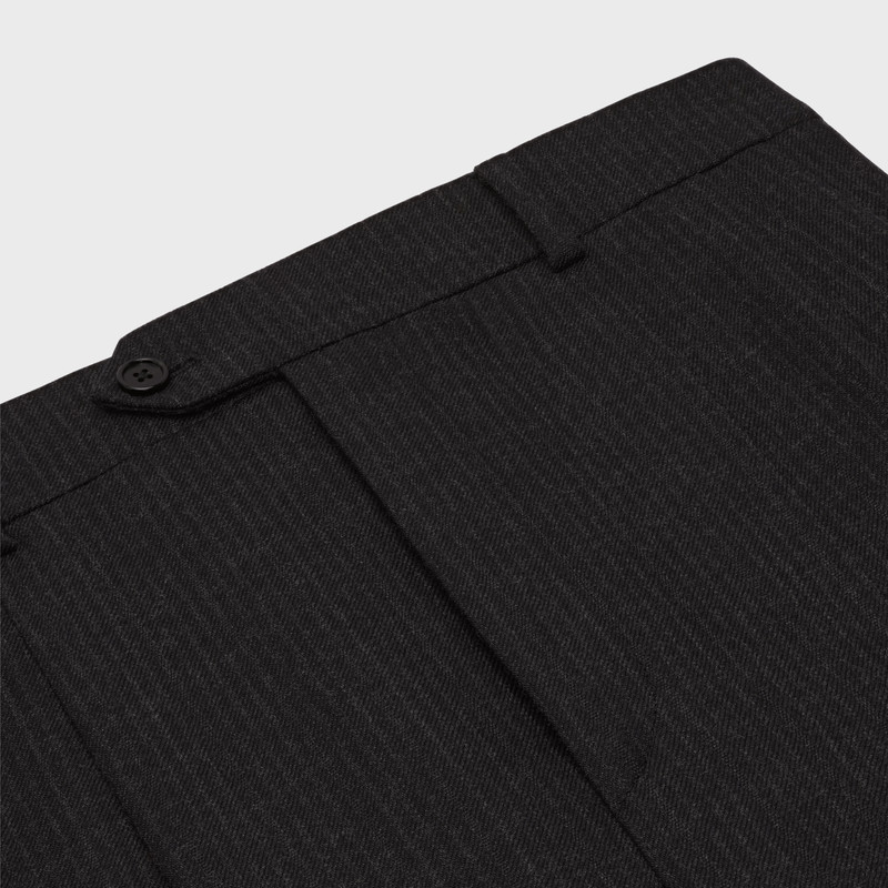 SKATE PANTS IN STRIPED WOOL GABARDINE 3