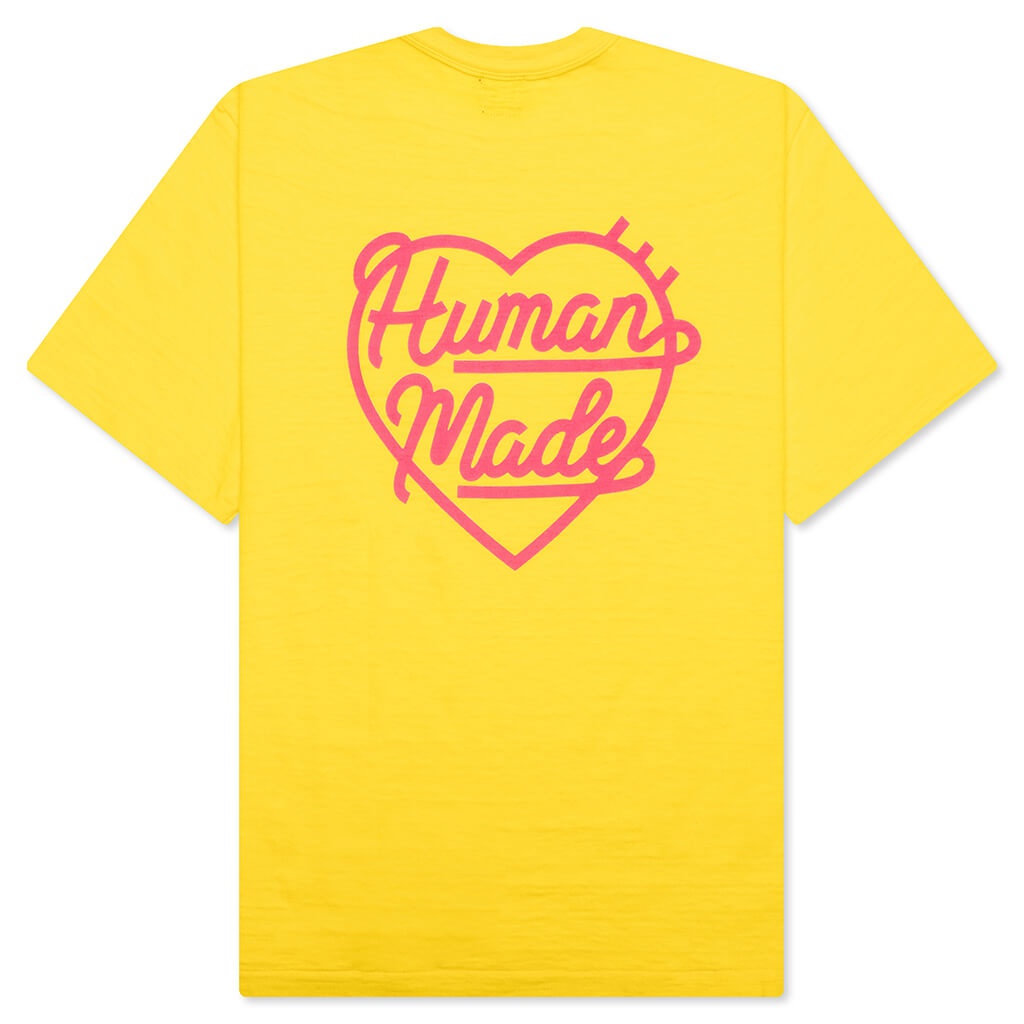 トップス human made REVERSIBLE T-SHIRT Human Made COLOR T-SHIRT - YELLOW | feature | REVERSIBLE