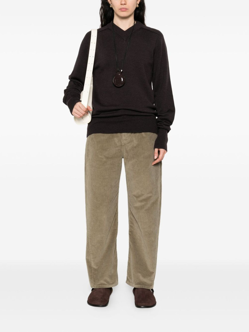 Studio Nicholson V-neck merino-wool sweater outlook