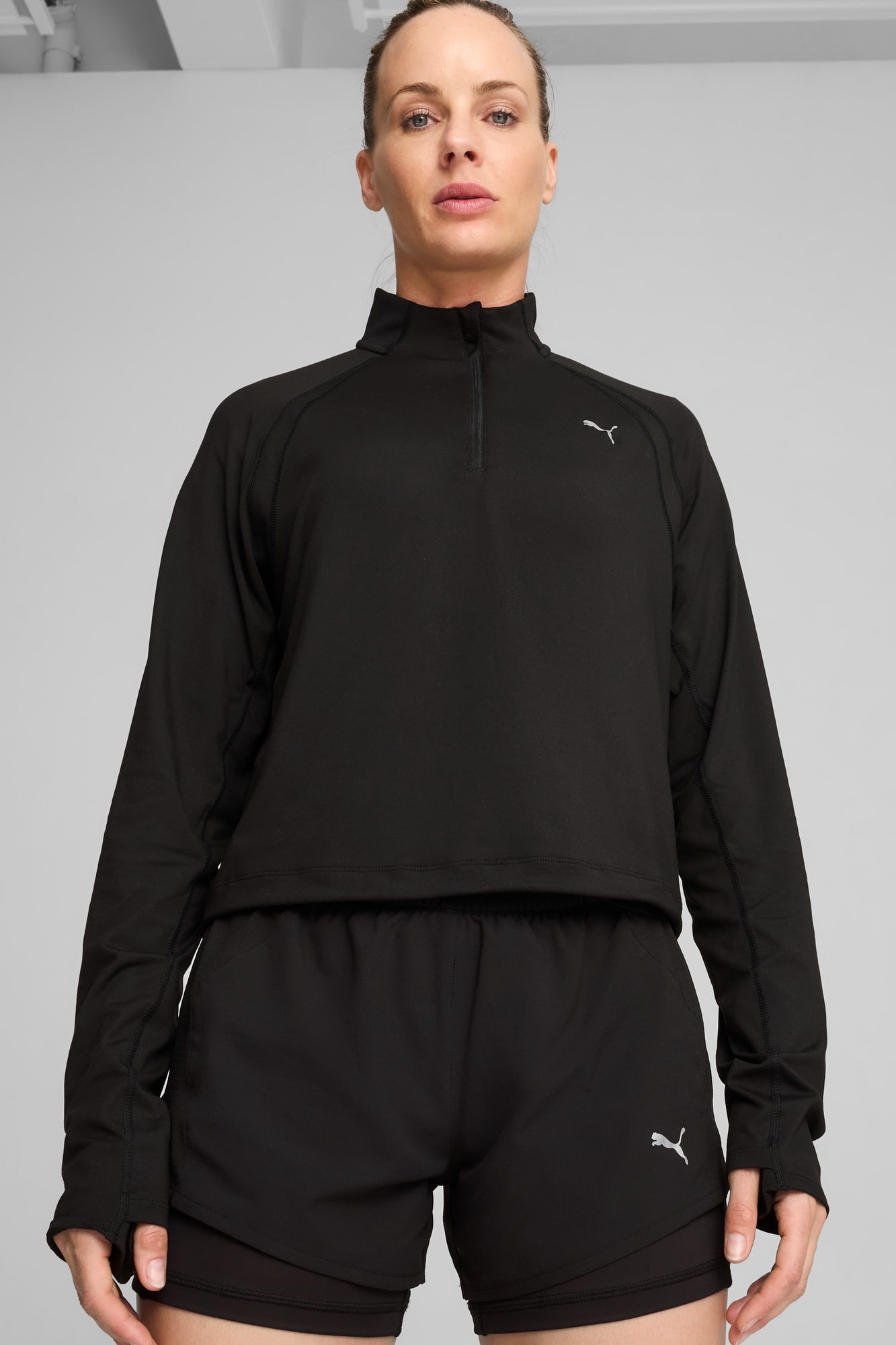 PUMA RUN CLOUDSPUN Women's Quarter-Zip Top - 3