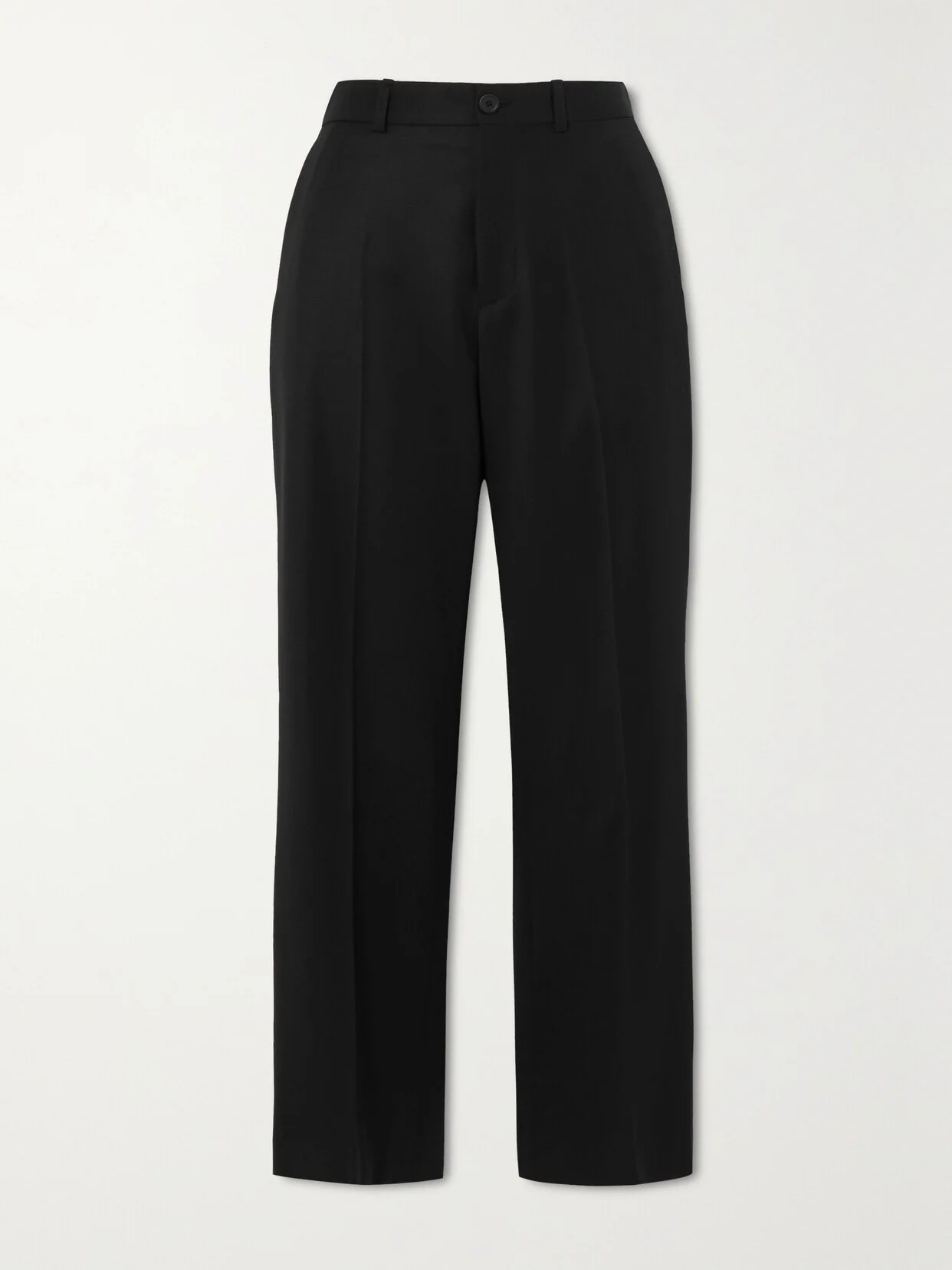 Wool Straight-leg Pants - 1