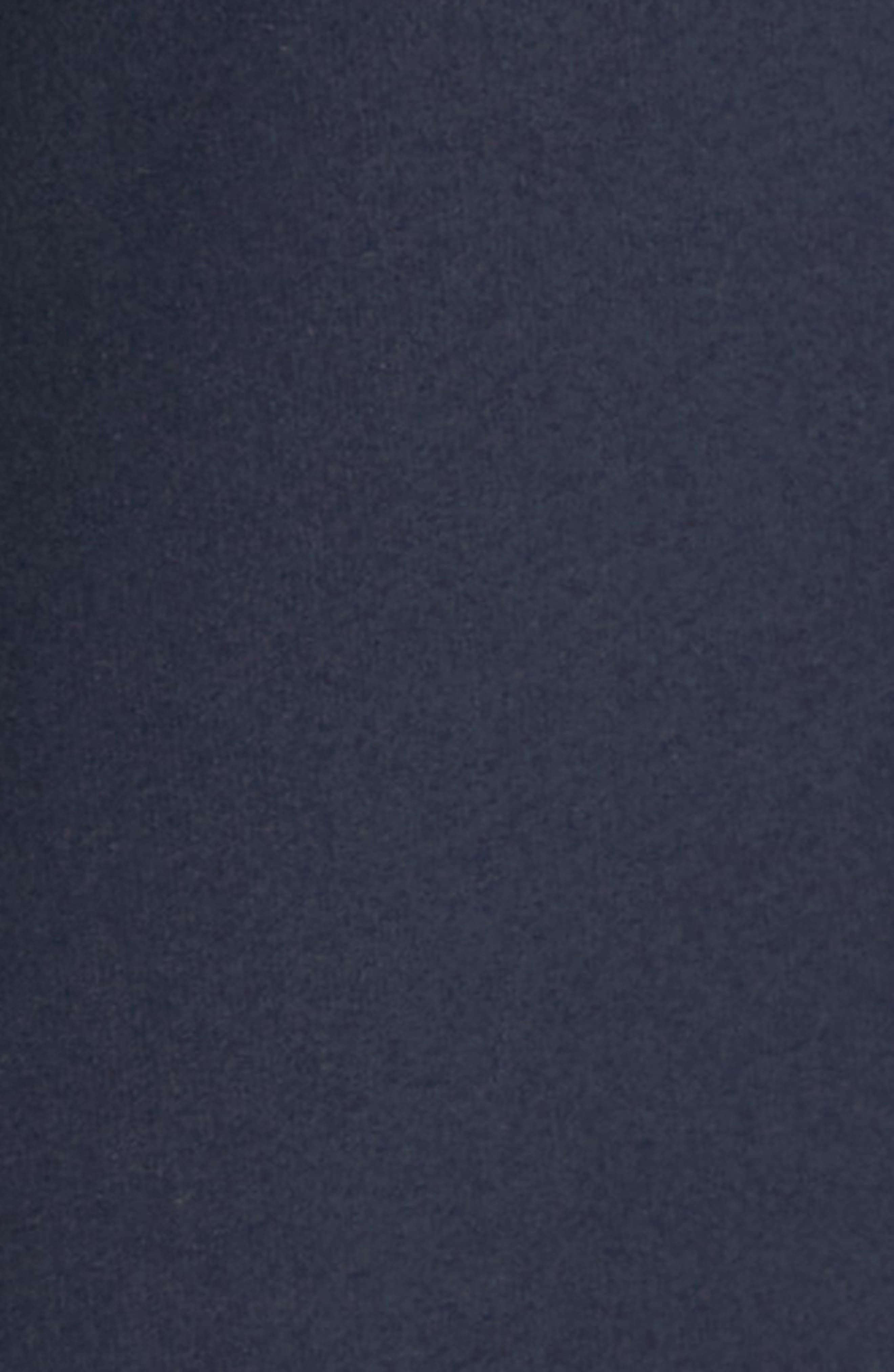 Moncler Logo Patch Overshirt in Navy Blue at Nordstrom - 6