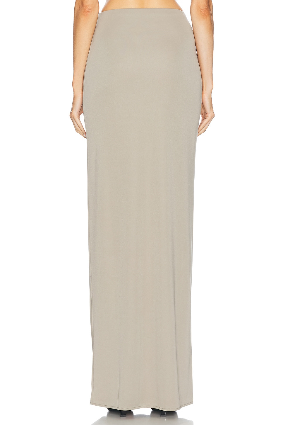 Matte Jersey Slim Skirt - 4