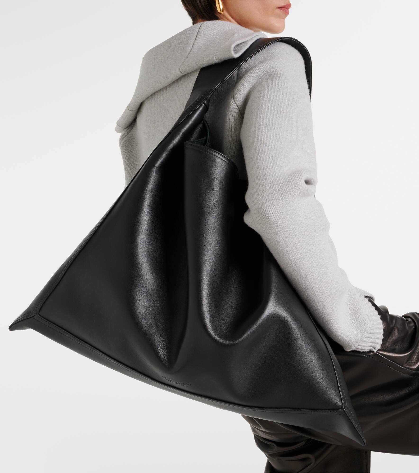 Hop Large leather tote bag - 2