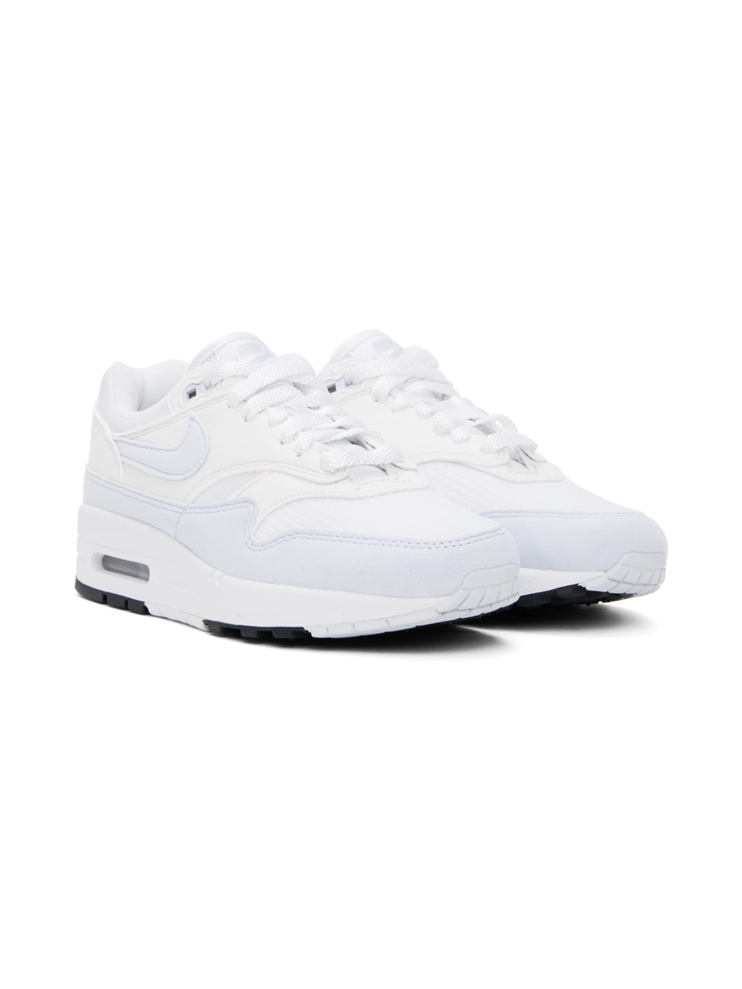 White & Blue Air Max 1 Sneakers - 4