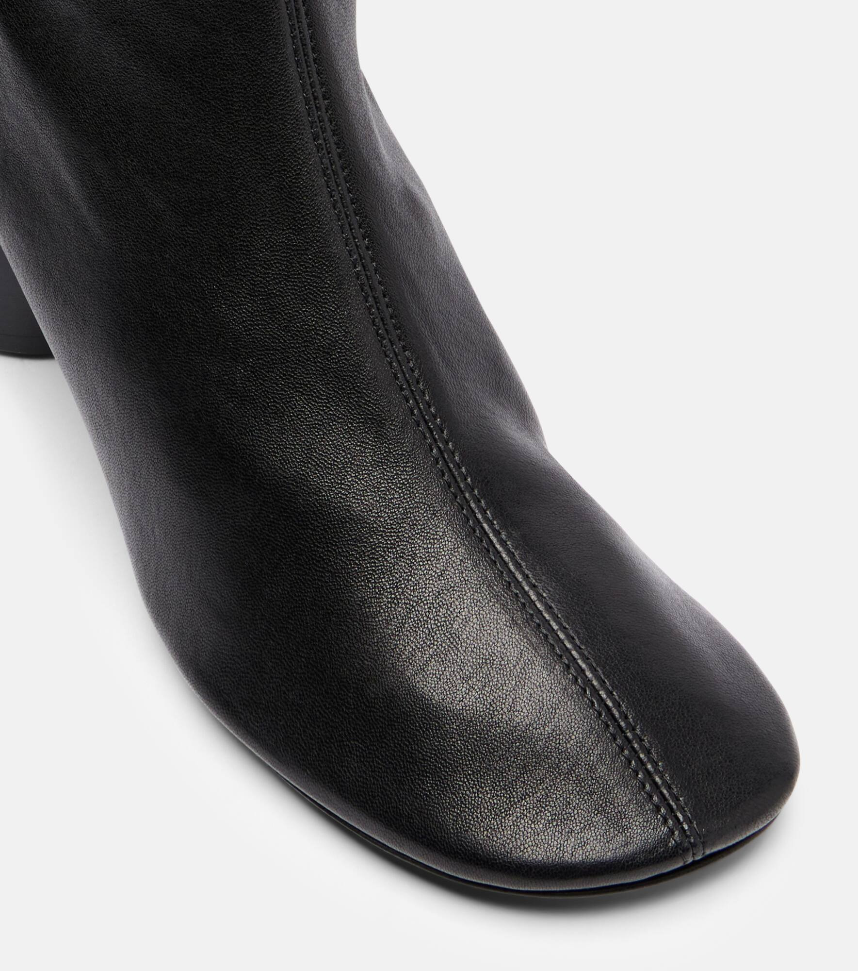 Leather over-the-knee boots - 5