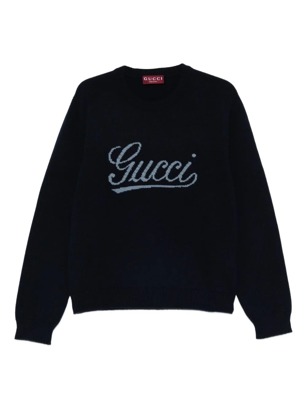 logo crew-neck sweater - 1