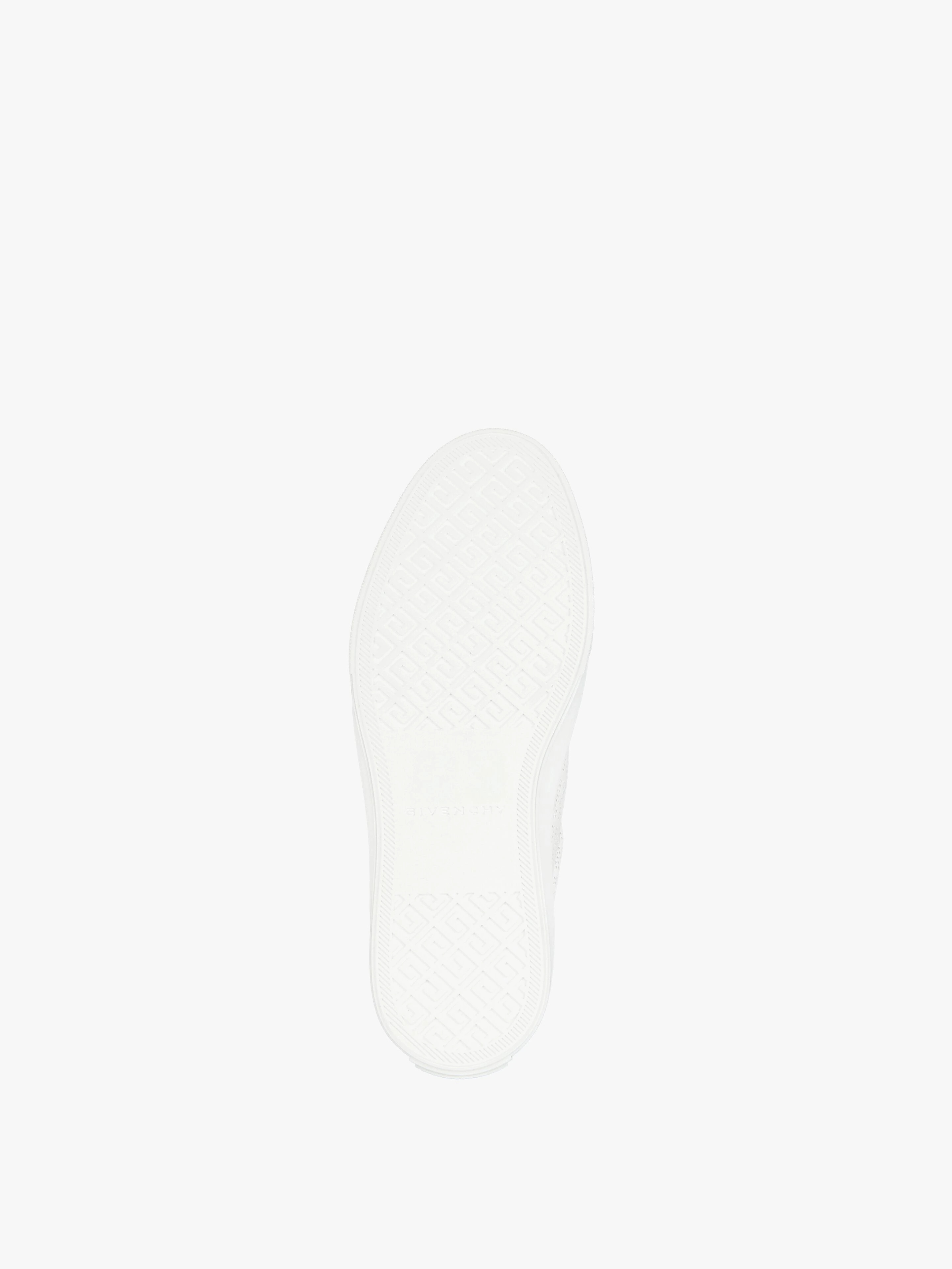 CITY SPORT SNEAKERS IN 4G PERFORATED LEATHER - 5