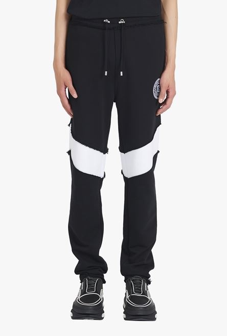 Black and white eco-designed sweatpants - 5