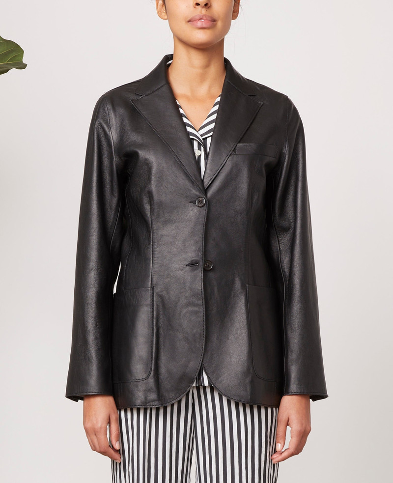 OFFICINE GÉNÉRALE CHARLENE LEATHER JACKET outlook